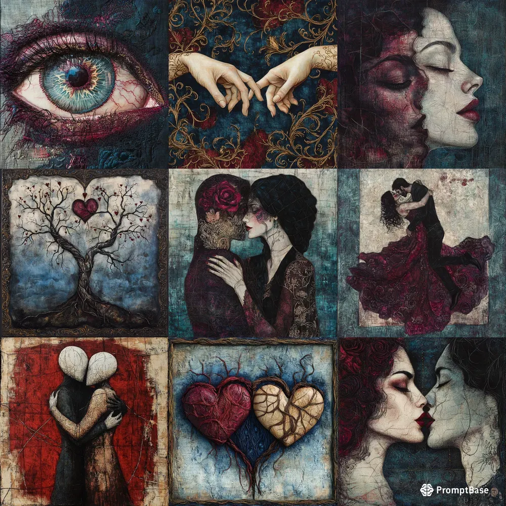 Lovers Interwoven By Time