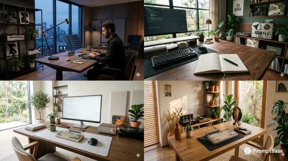 Analog Zen Deep Work Studio Vibes