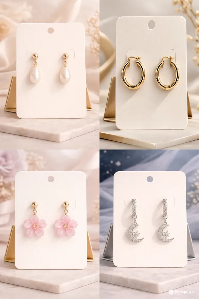 Earring Card Mockups