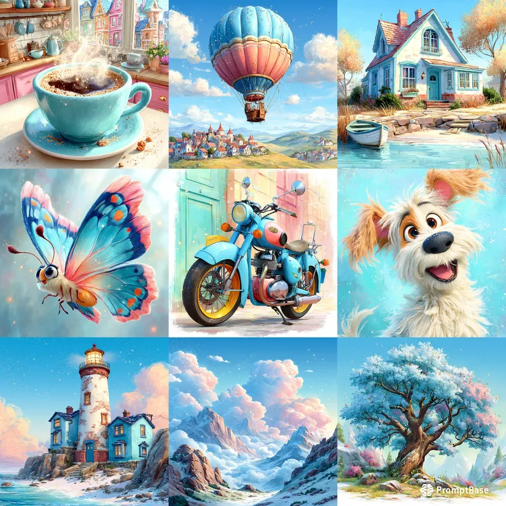 Render Pastel Whimsy Storybook Glows