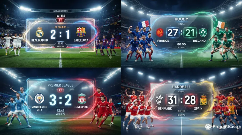 Futuristic Sports Scoreboards