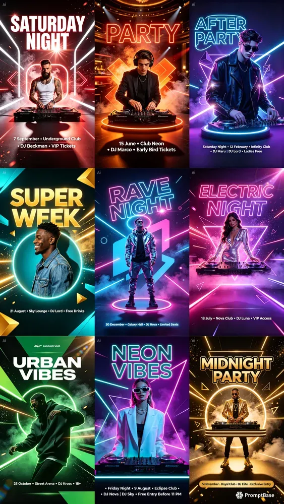 Nightclub Event Flyer Generator