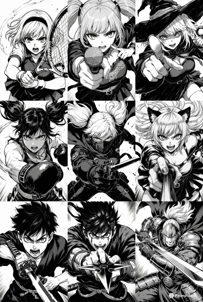Thrust Perspective Manga Art
