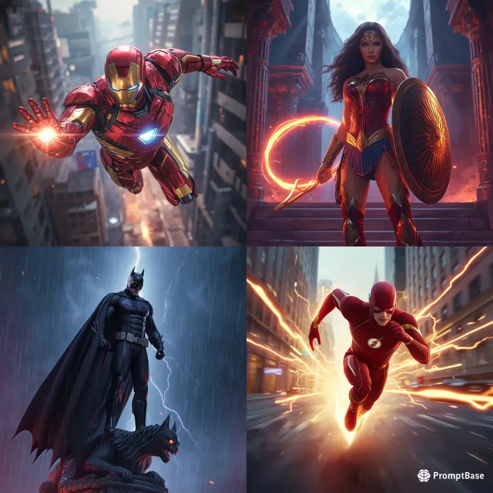 Epic Superhero Mobile Wallpapers