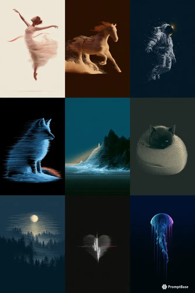Ridgeline Wave Art Generator