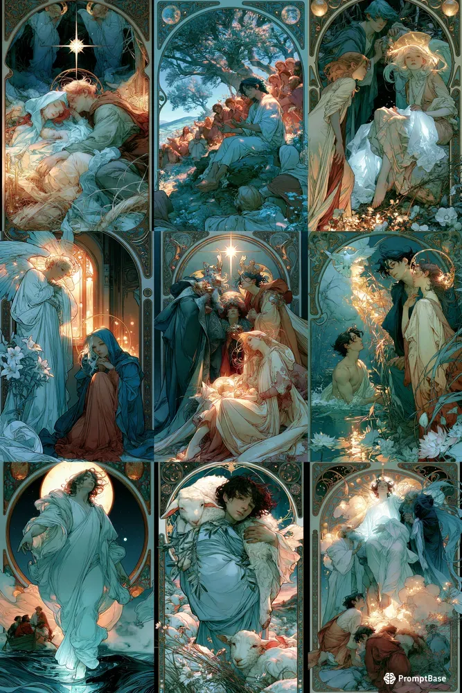 Sacred Storybook Illustrations