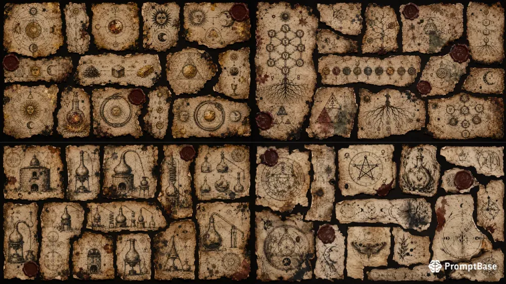 Junk Journal Alchemy Torn Letter Ephemera