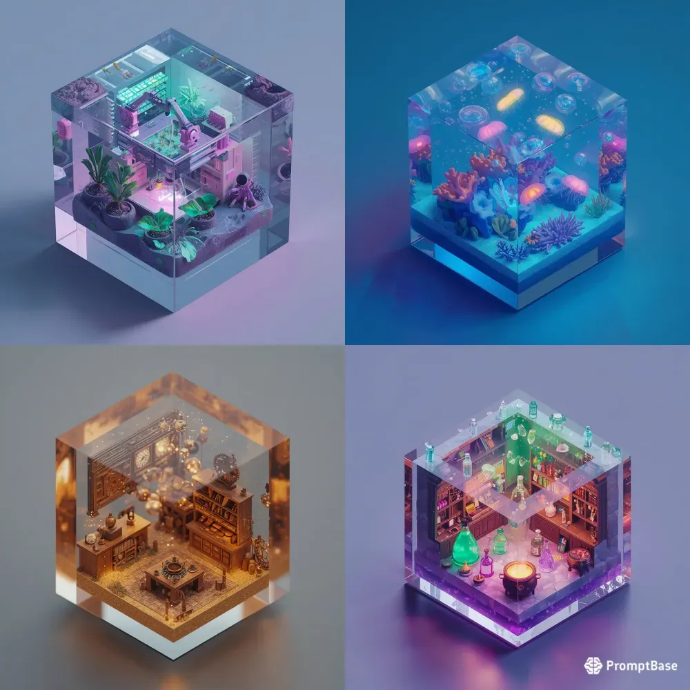 Premium Lucid 3D Dioramas