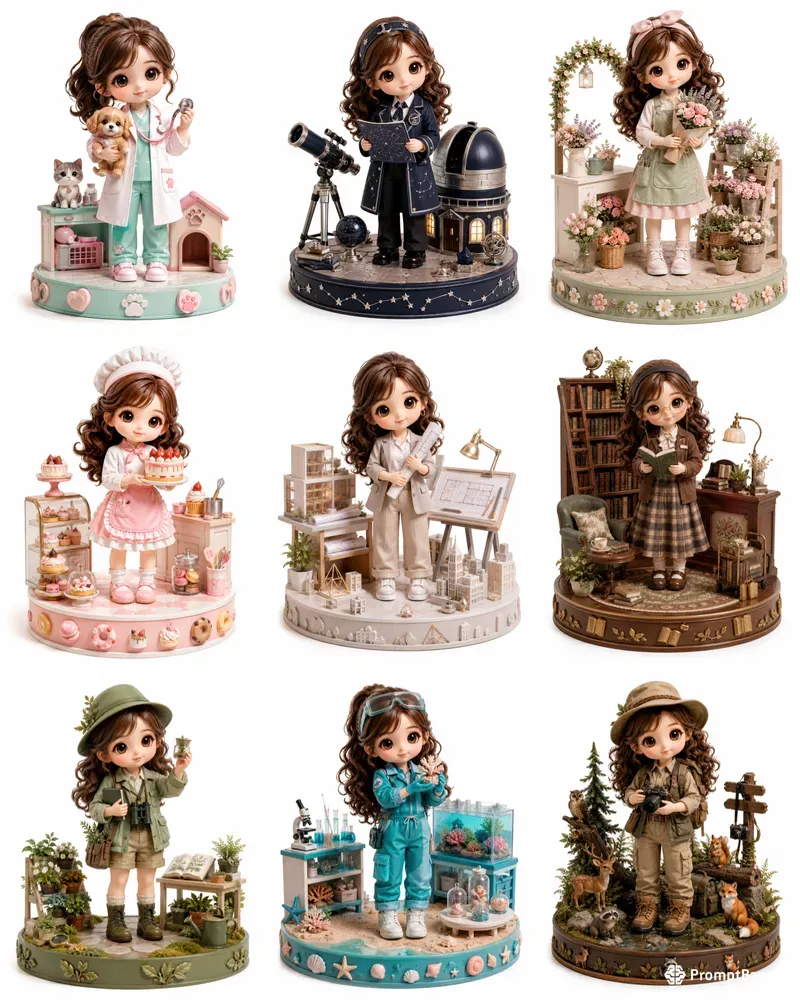 Miniature Profession Doll Makers