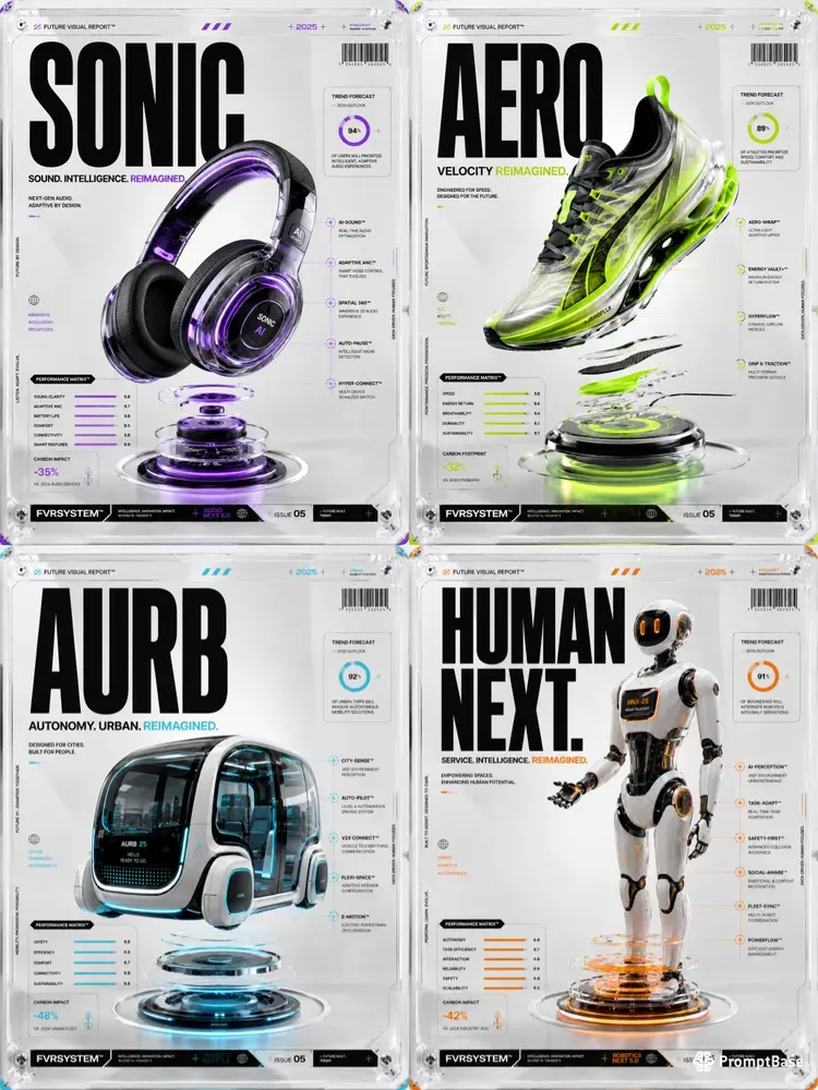 Future Visual Report Poster Generator