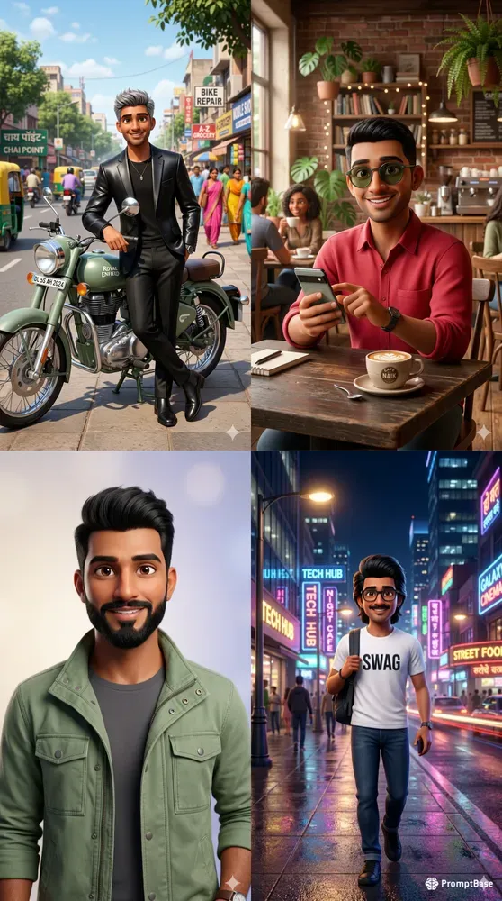 Consistent 3d Pixarstyle Characters