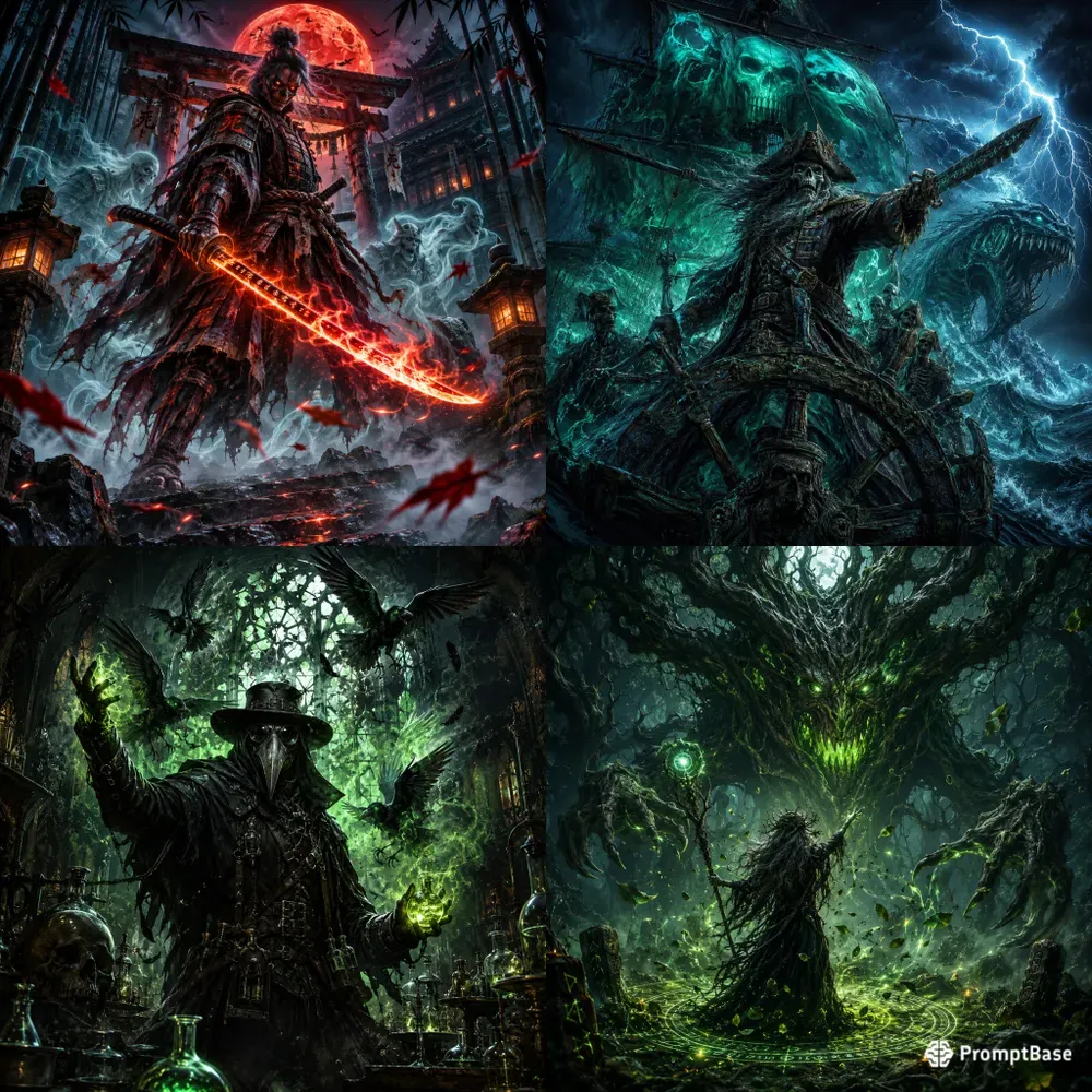 Dark Horror Poster Bundles