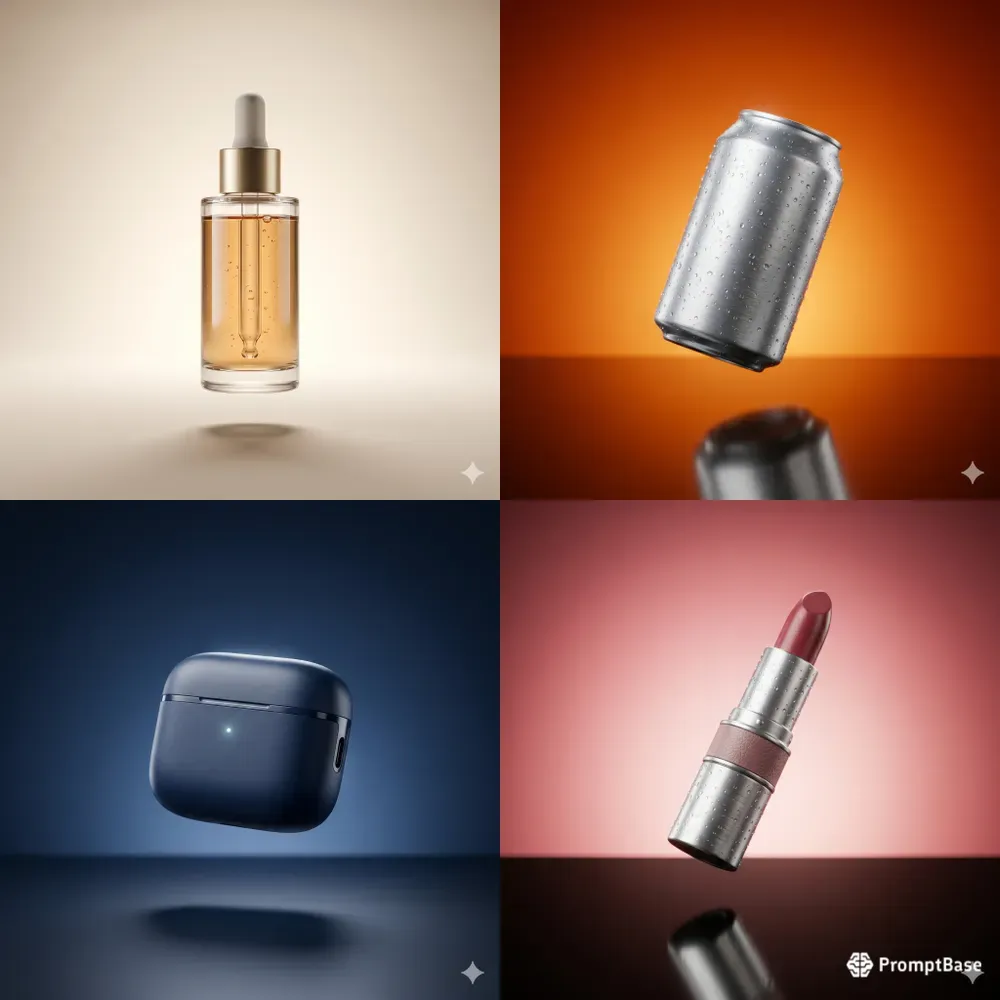 Floating Product Shot Levitation Style