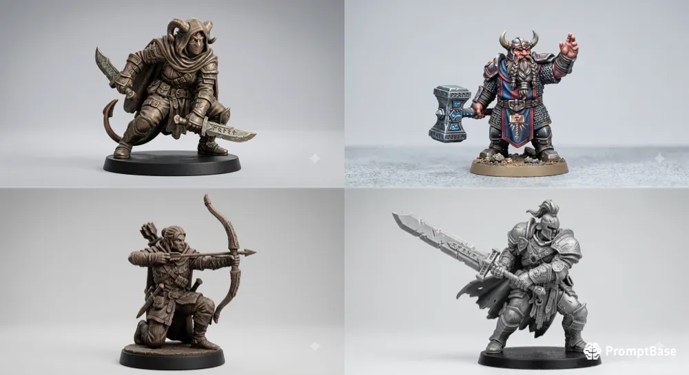 Heroic Tabletop Miniature Sculptors
