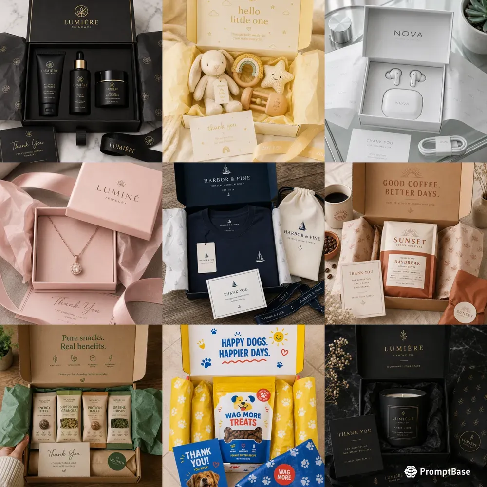 Packaging Unboxing Experience Shots