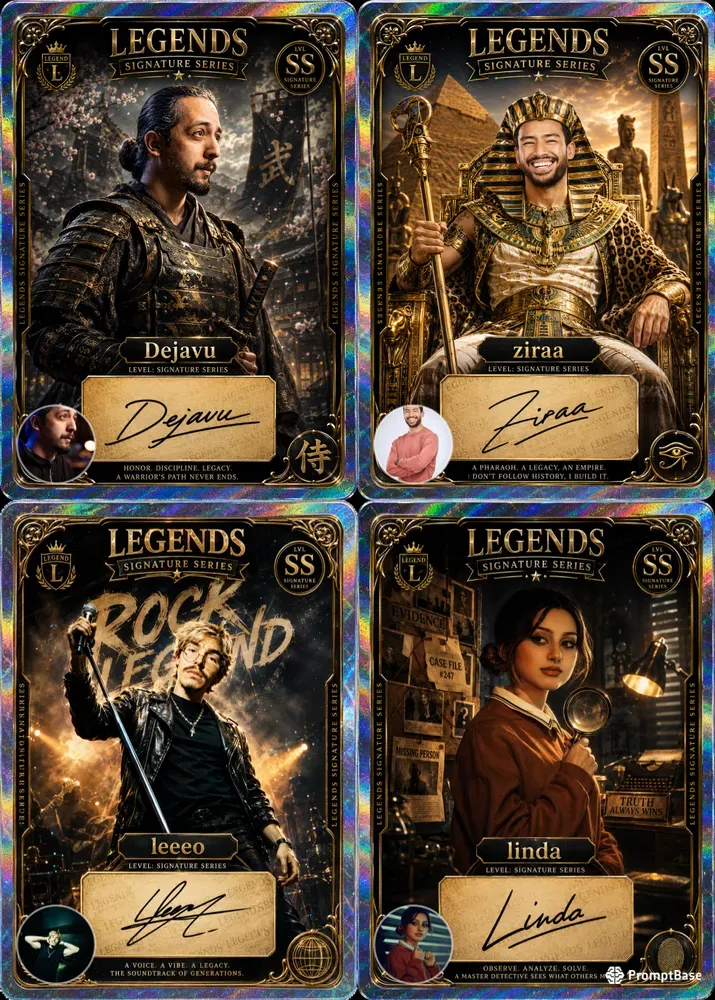 Legends Signature Series Trading Cards