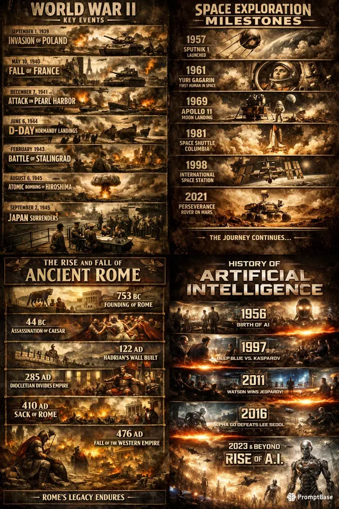 Cinematic Timeline Poster Generator