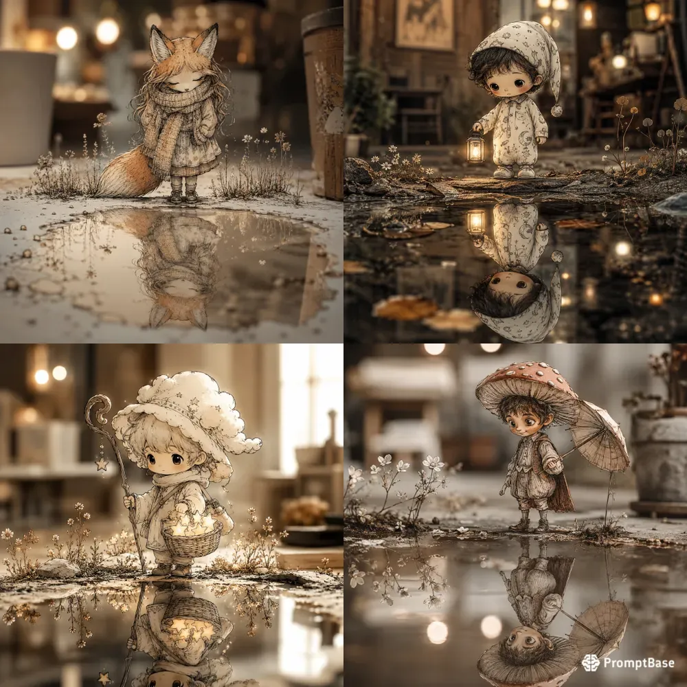 Reflective Storybook Characters
