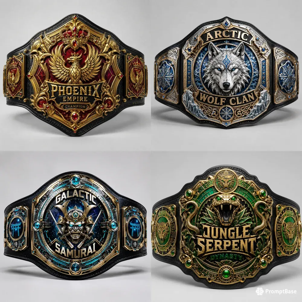 Epic Custom Title Belt Packs