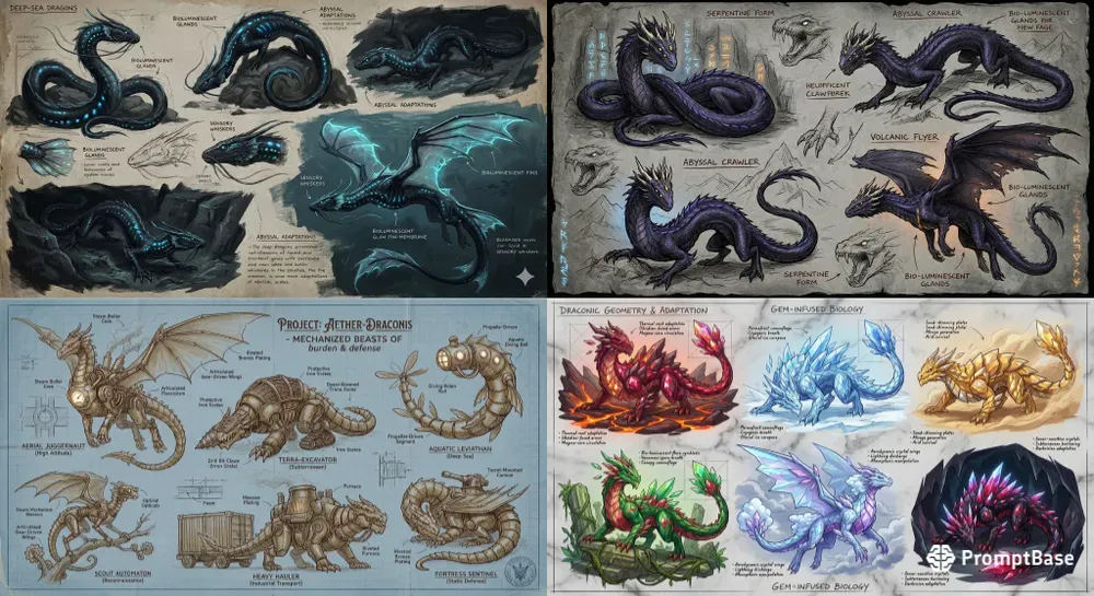 Dragons Sketches