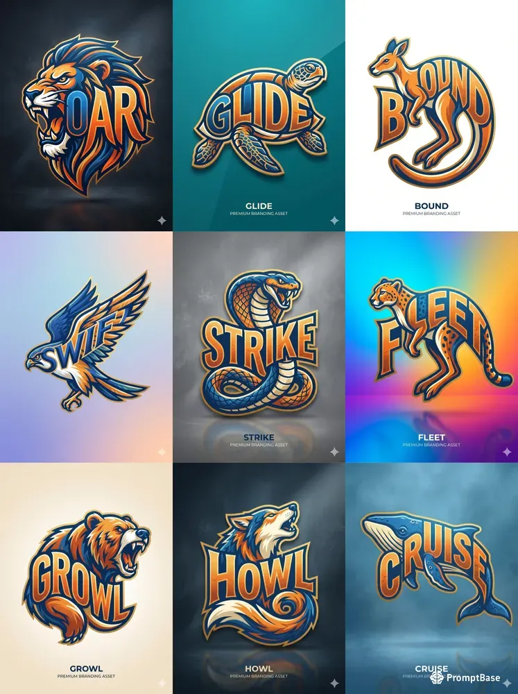 Animal Typography Fusions