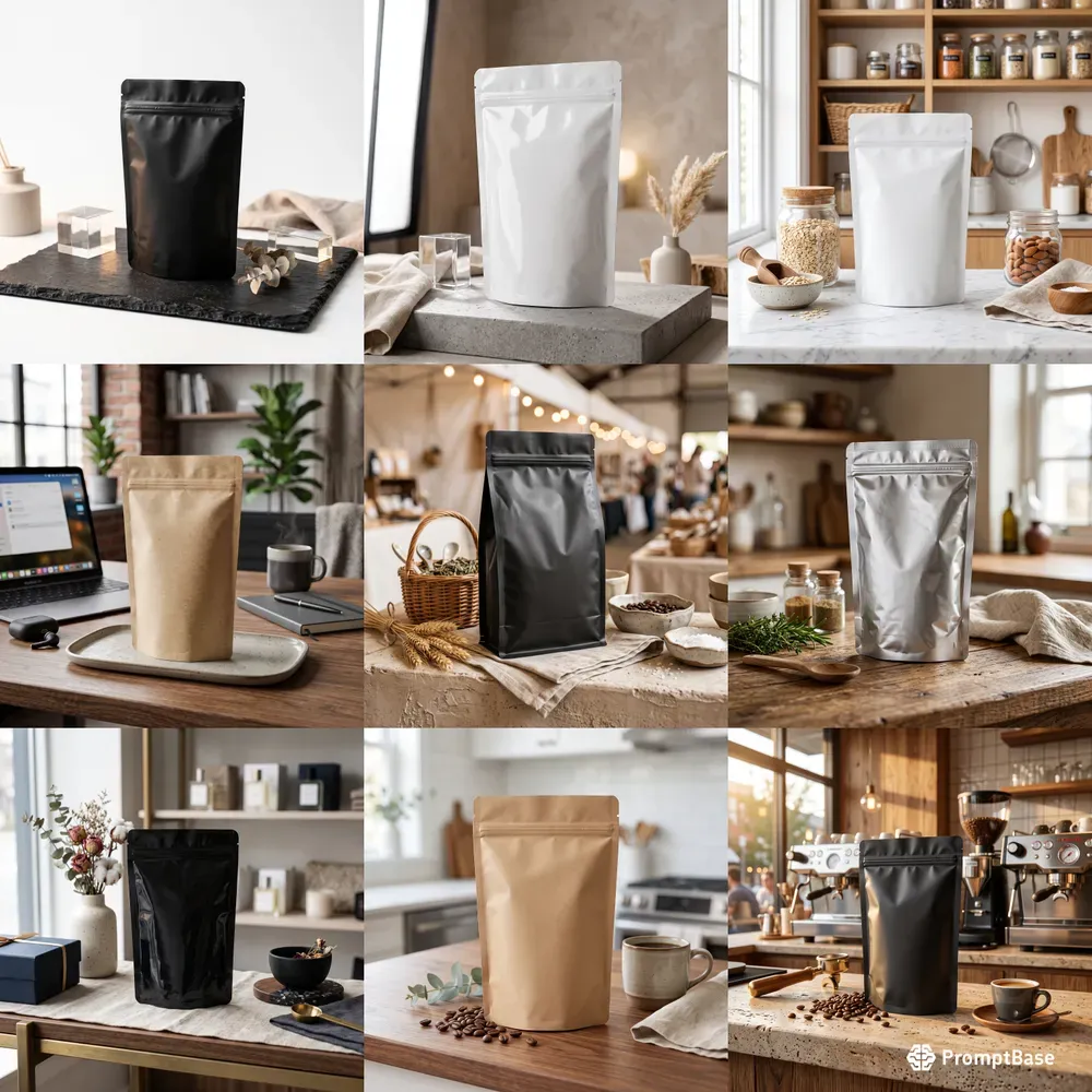 Premium Standup Pouch Mockups