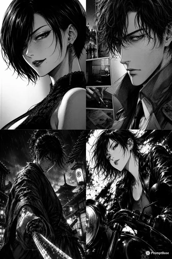 Japanese Manga Style Character Generator