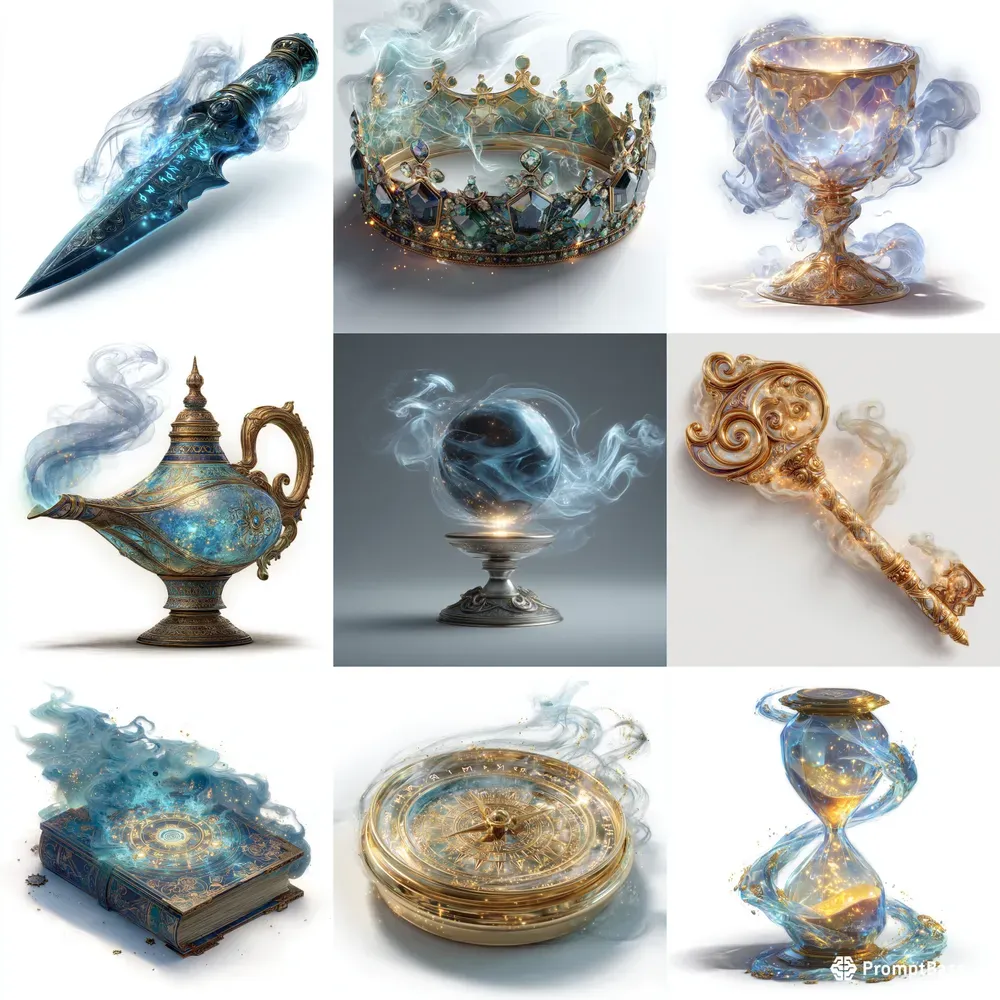 Mystical Artifact Illustrations