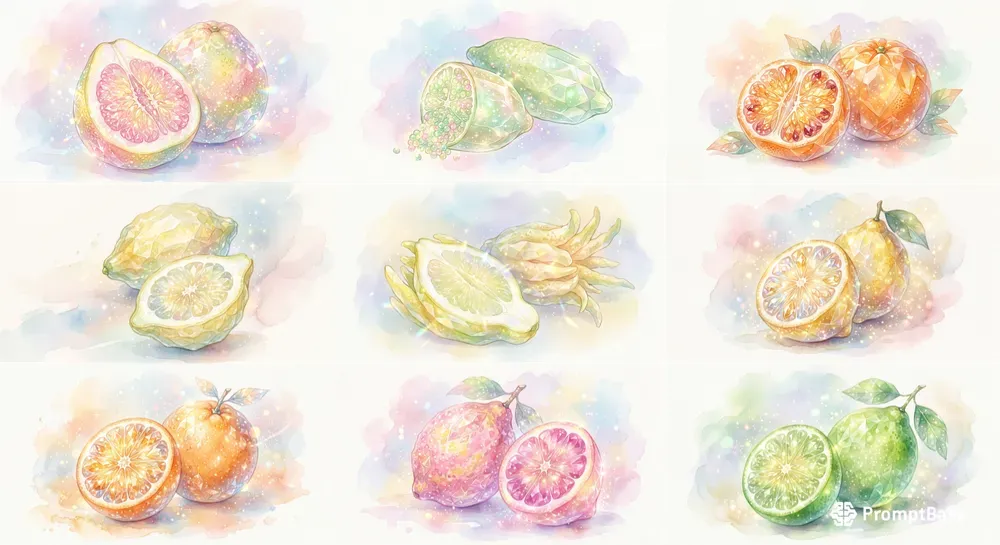 Dreamy Crystal Citruses