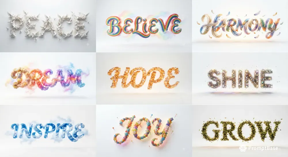 Inspirational Typography Art