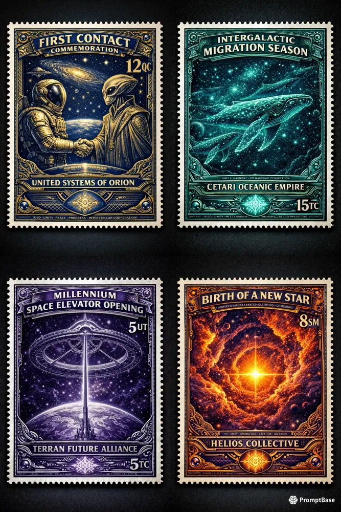 Intergalactic Postage Stamp Generator