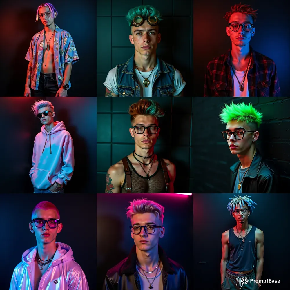 Diverse Young Male Characters