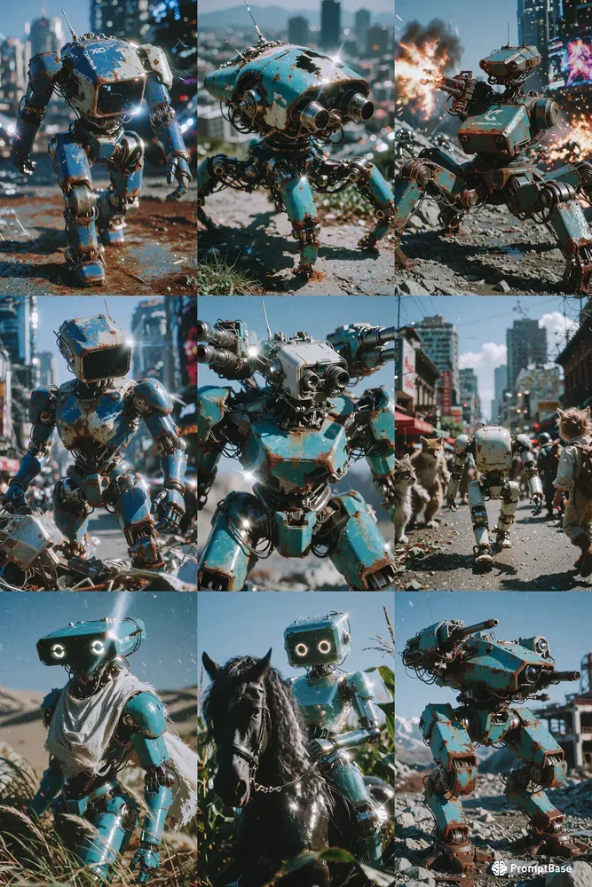 Cybertech Rusted Androids