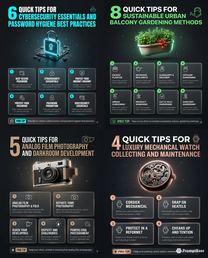 Premium Dark Infographics