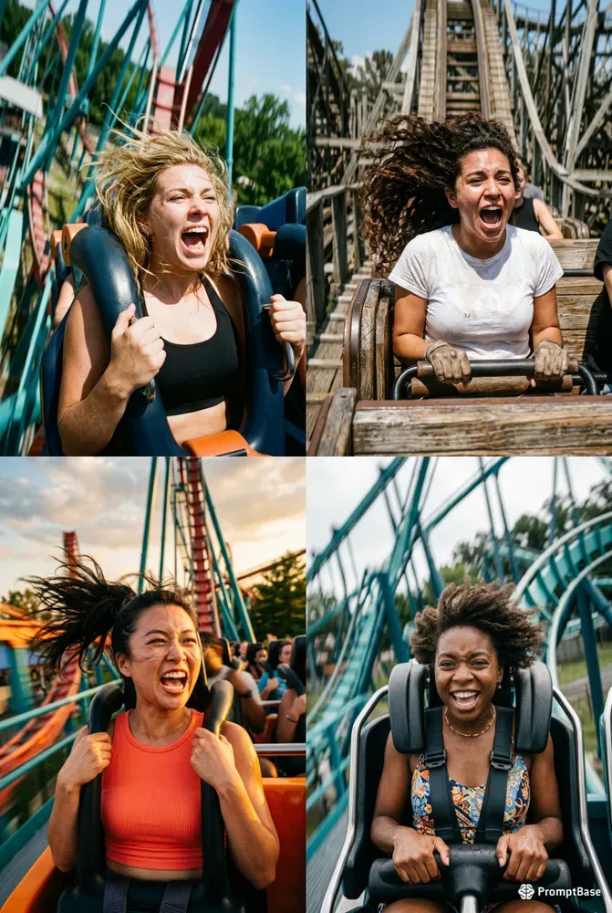 Adrenaline Rush Roller Coaster Photos