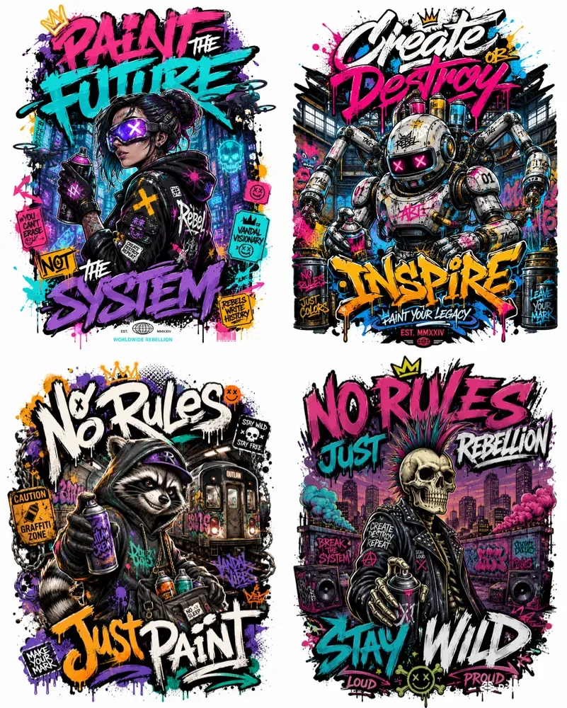 Graffiti Streetwear Tshirts
