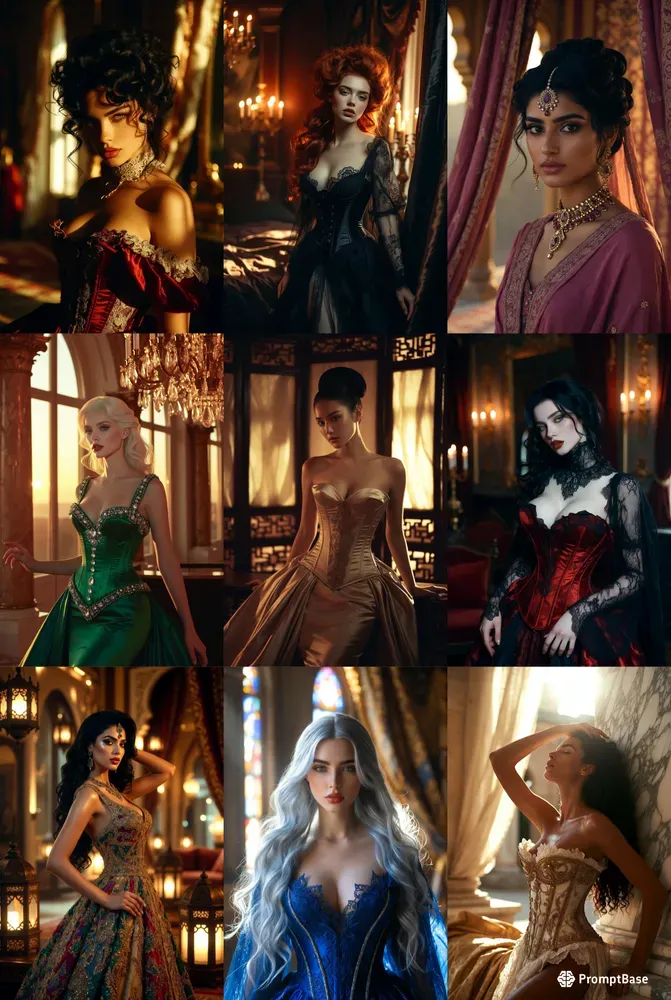 Cinematic Luxury Glamour Portraits