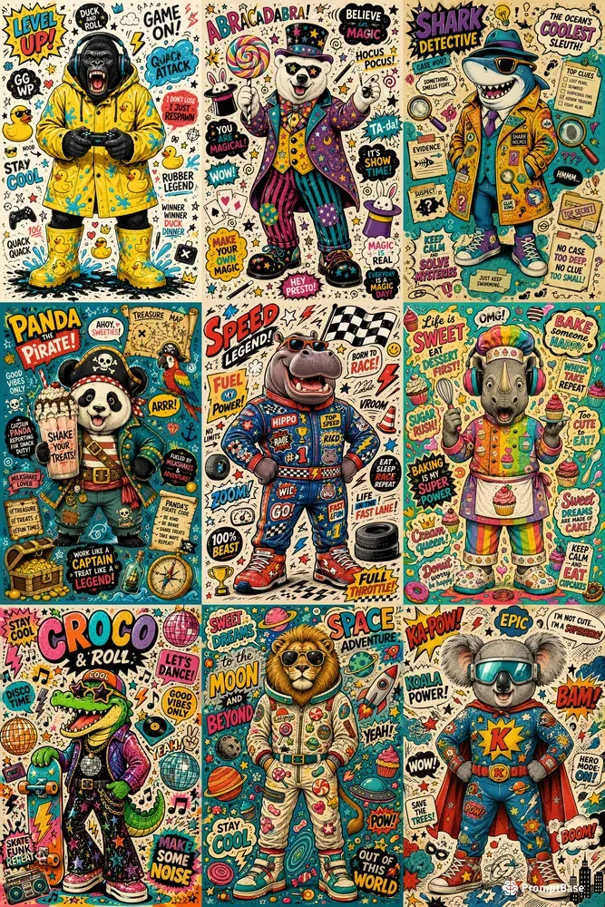 Pop Culture Mashup Posters