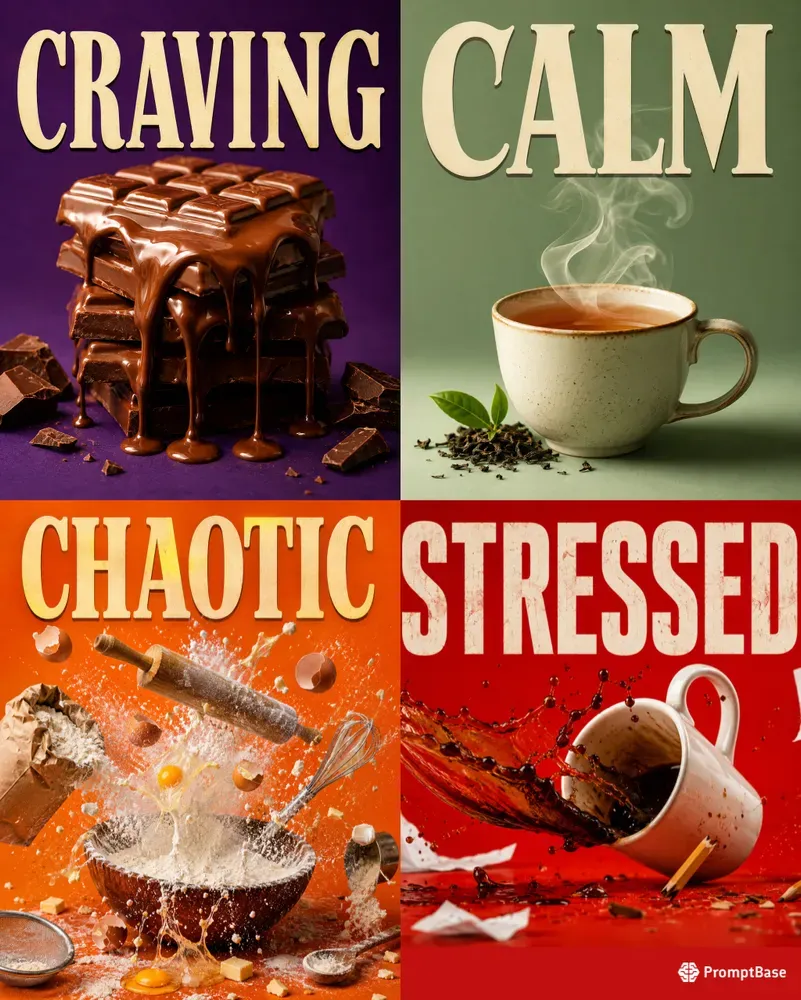 Emotions As Food Pop Art