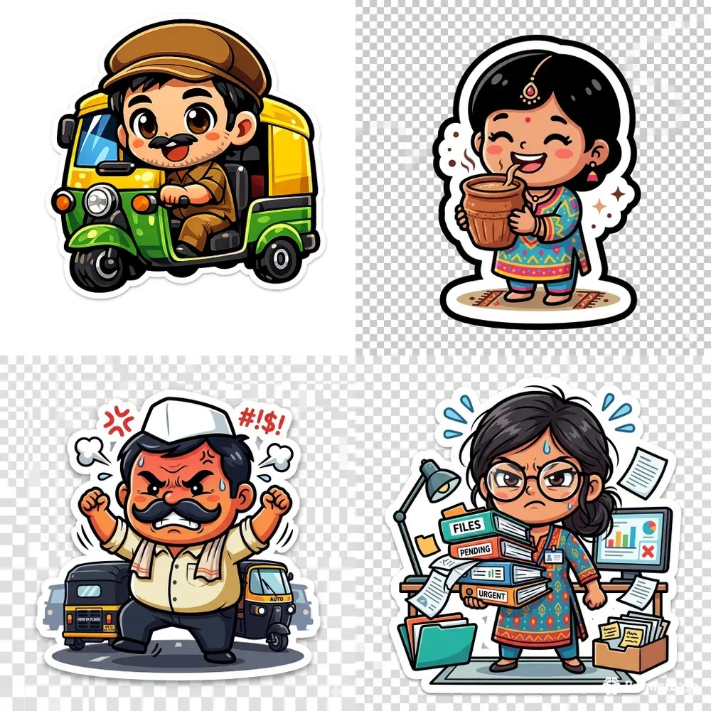 50 Viral Indian Meme Stickers
