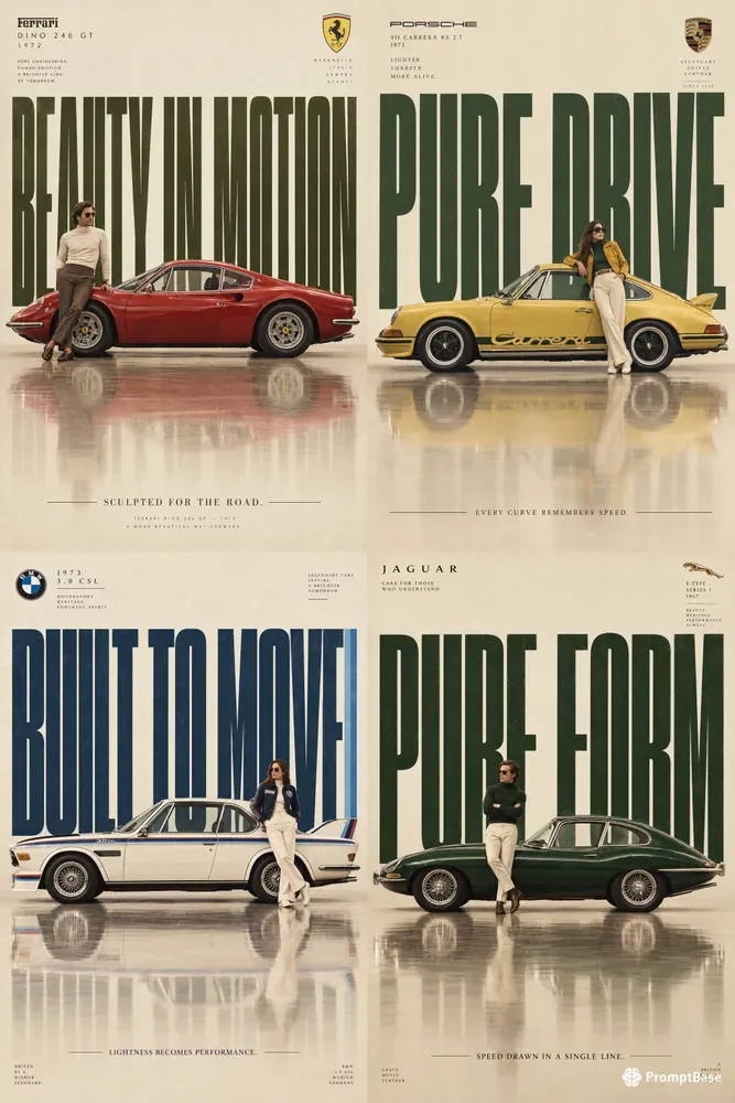 Heritage Automotive Poster Generator