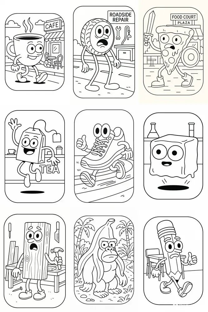 Brain Rot Coloring Books