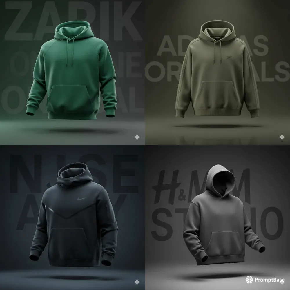 Premium Fashion Hoodie Ad Photos