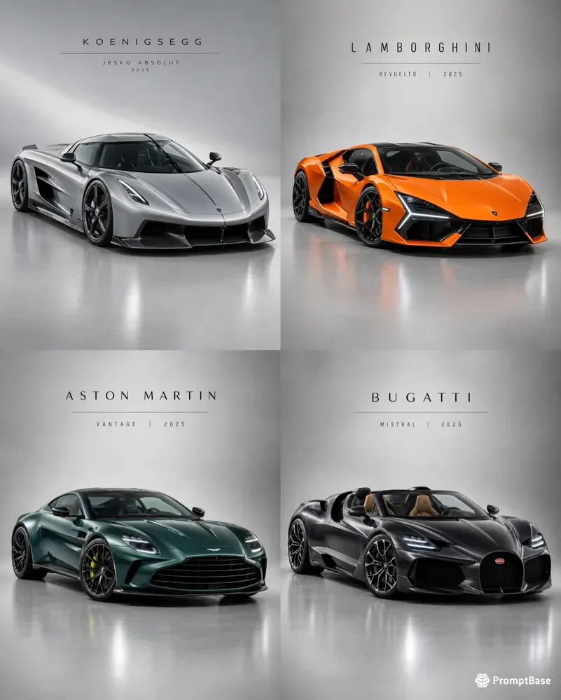 Luxury Car Poster Generator 4K HD