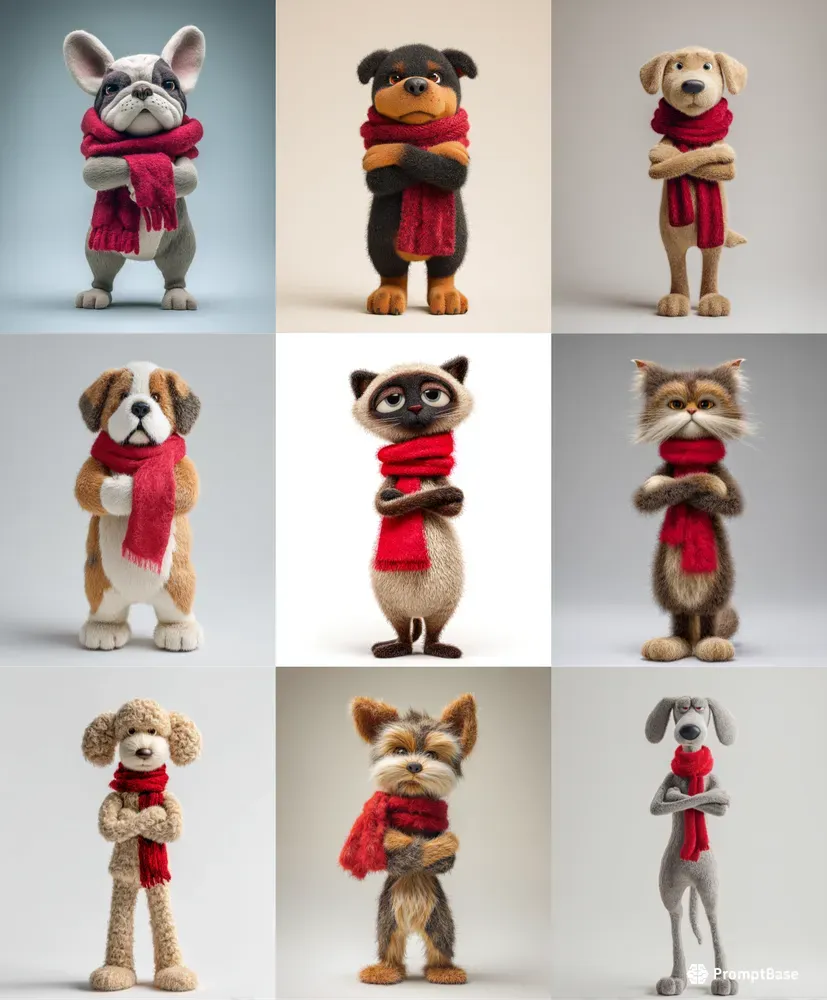 Cozy Stuffed Characters