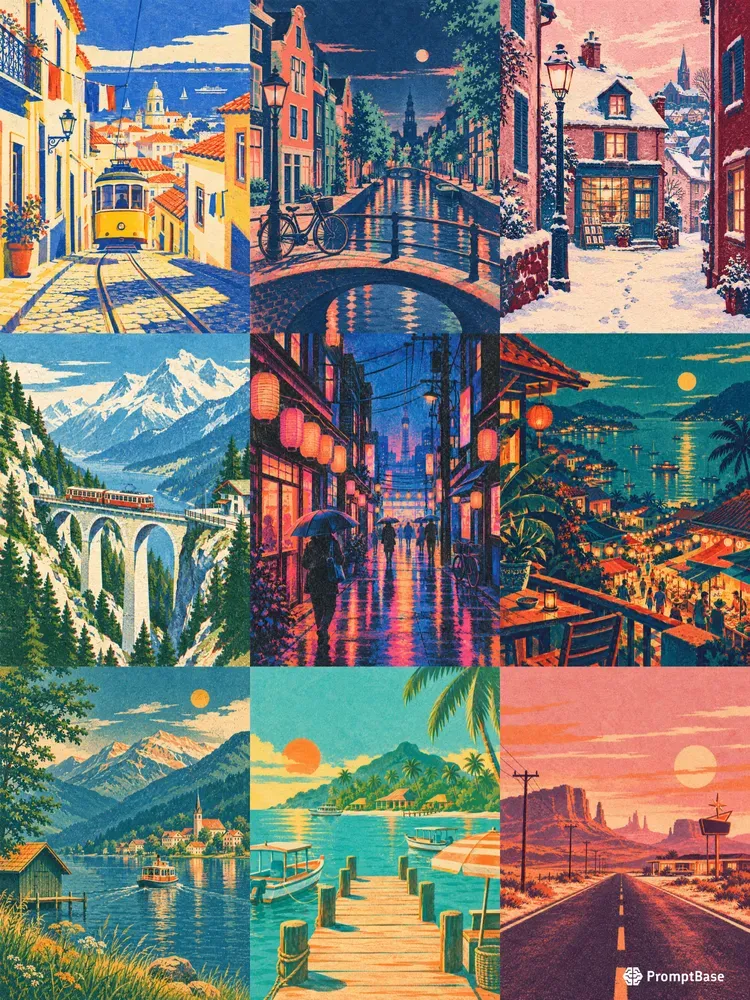 Risograph Dream Routes