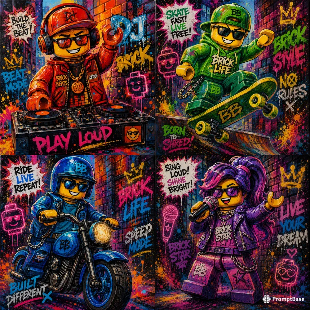 Lego Pop Art Color Splash Sets