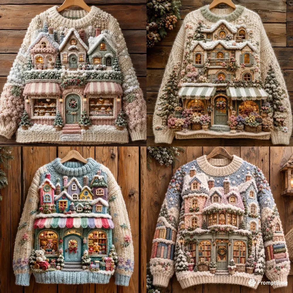Cozy Shop Village Sweaters