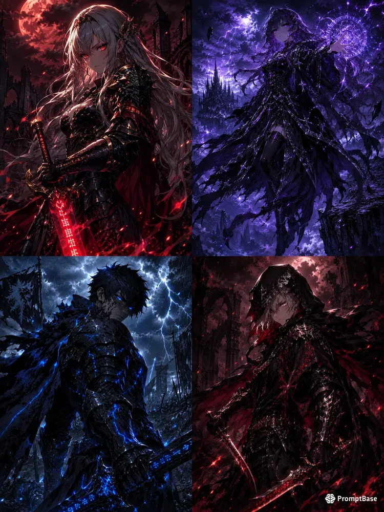 Dark Fantasy Anime Portrait Generator