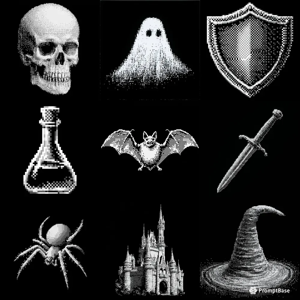 Vintage 1bit Icon Collections